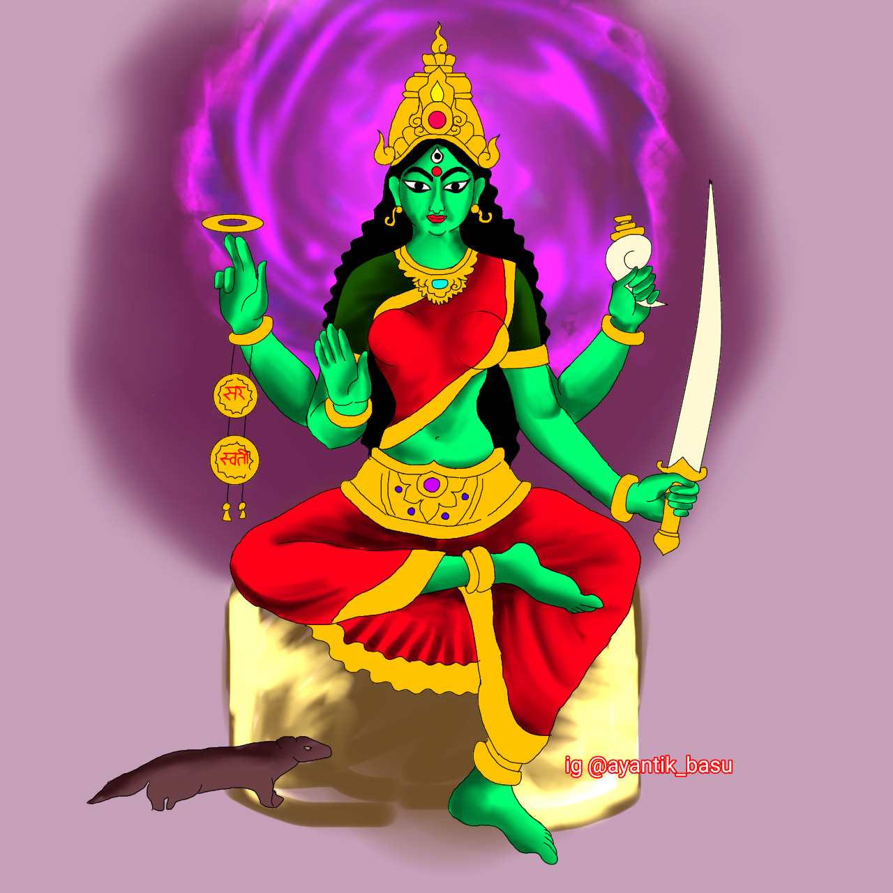 Nakuleshwari Devi by AyantikBasu on DeviantArt