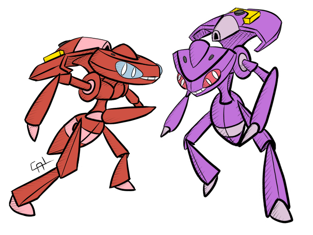 Genetic Construct Deviantart Genesect Doodles by PolygoniCal on DeviantArt