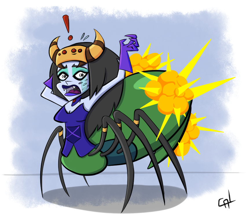 Spider Queen's Exploding Butt - Zedrin Homework