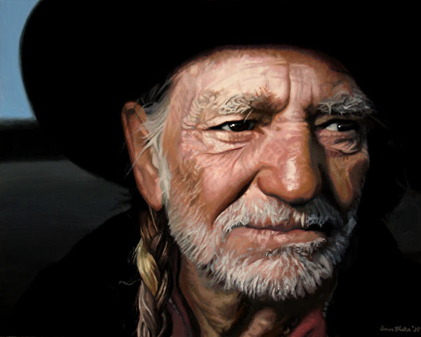 Willie Nelson by annableker