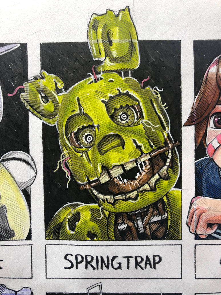 Springcrap Springtrap from Five Nights at Freddy's by ReichenArt on DeviantArt
