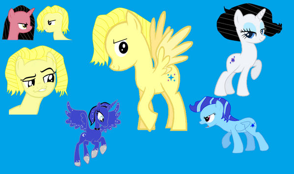 My very first MLP picture. Made by me. by SpaceTaurus on DeviantArt