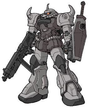 MS-07B-3 in J. Tomonaga colors