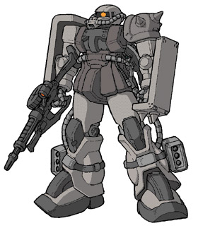 MS-06F in Jiro Tomonaga Colors