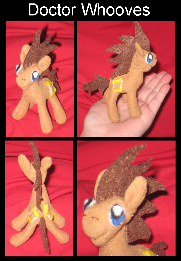 Doctor Whooves small plushie