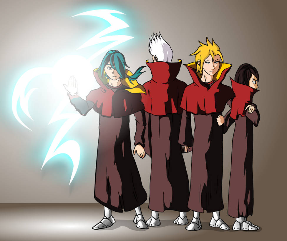 Sparkus, Brito, Nicolas and Oto by Animachado