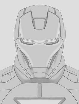 Iron Man Practice Sketch 31Jan23