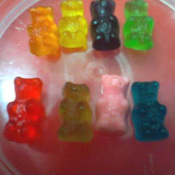 Gummy Bears in different colours . :)