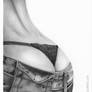 Pencil Art Sexy Bum