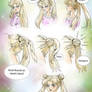 Hair Sailor moon ANIME