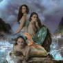 The three beautiful Mermaids Sisters but....