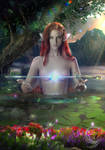 Merevianna Triton Wizard Girl by Mlauviah