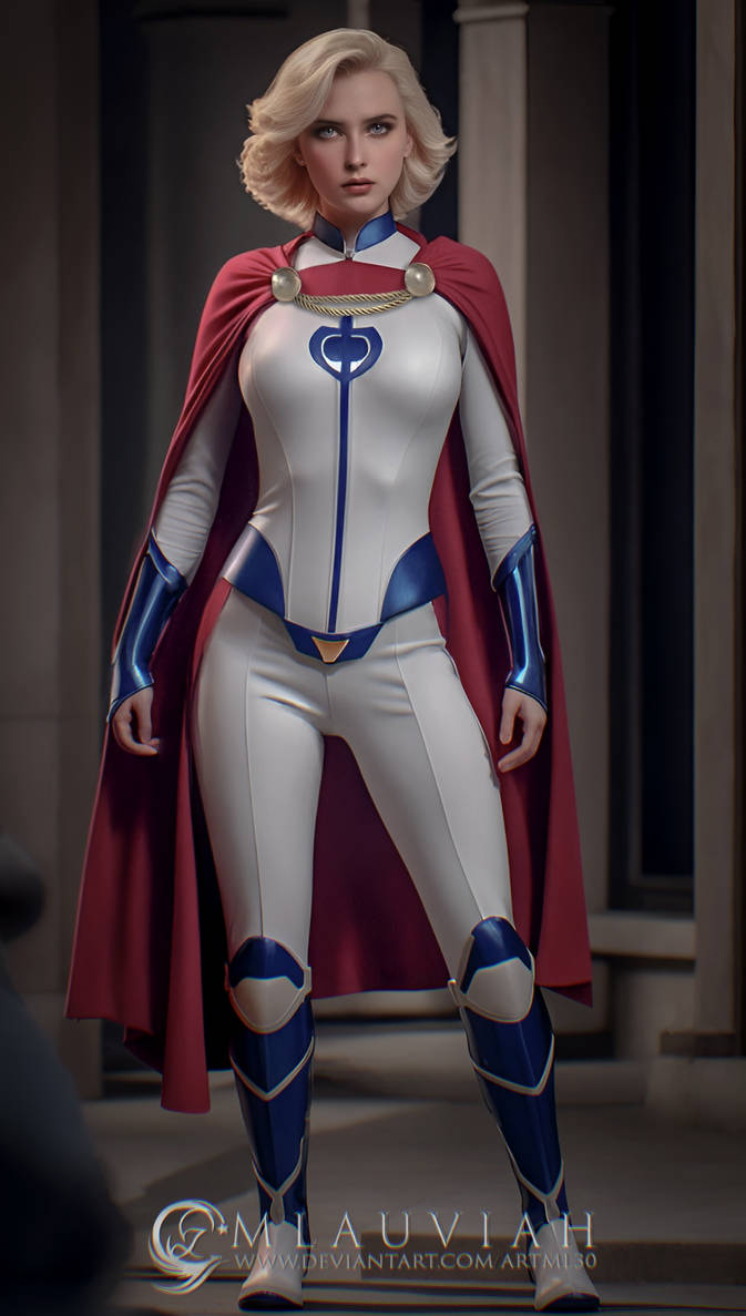 Power Girl in The Bank by Mlauviah3400 on DeviantArt
