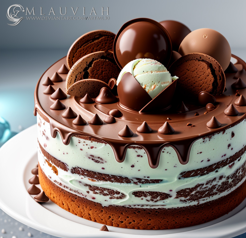 Ice Cream Cake Chocolate II by ArtML30 on DeviantArt