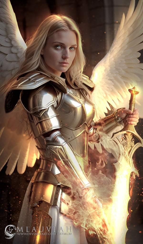 Angidel Angel Ghadiel of Fire by ArtML30 on DeviantArt
