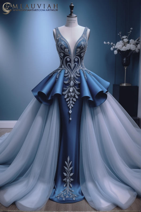 Dress Princess Blue in Cloud by ArtML30 on DeviantArt