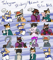 Telegram stickers Commissions