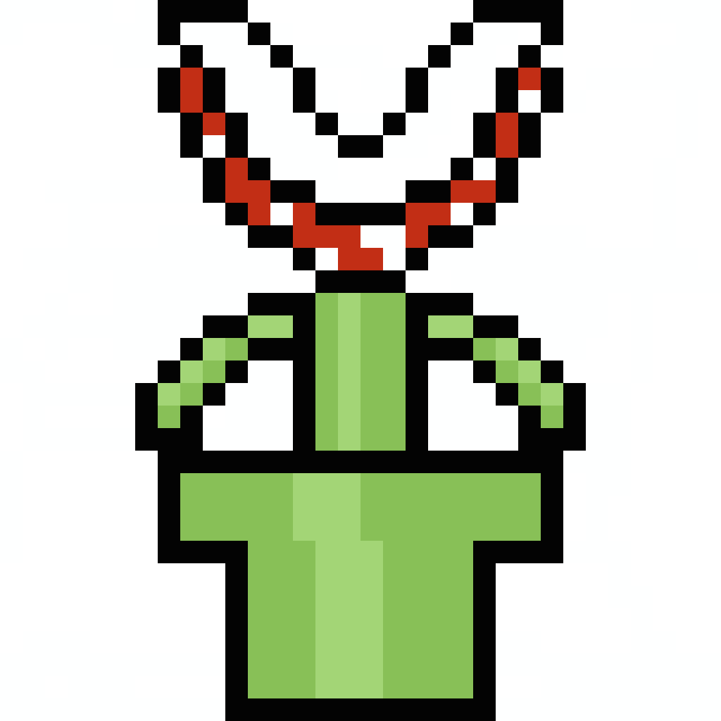 Pixel Art - Piranha Plant by FurApple on DeviantArt