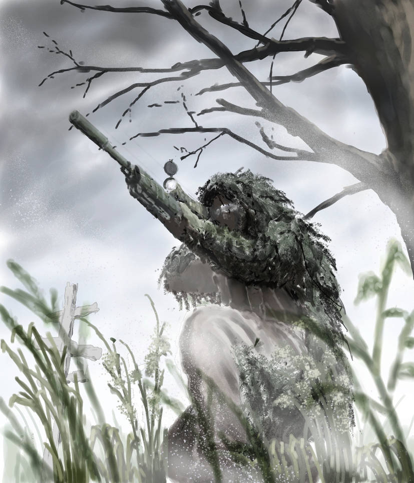 Ghillie Suit Art