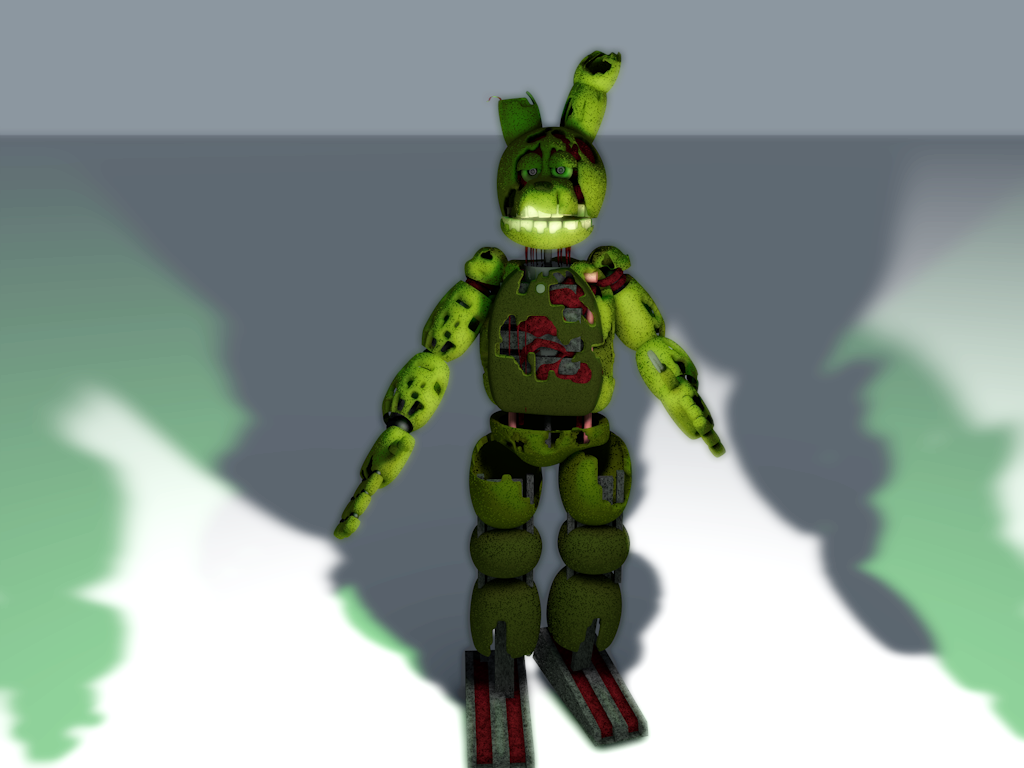 Springtrap V4 Model by DarksArtworks on DeviantArt