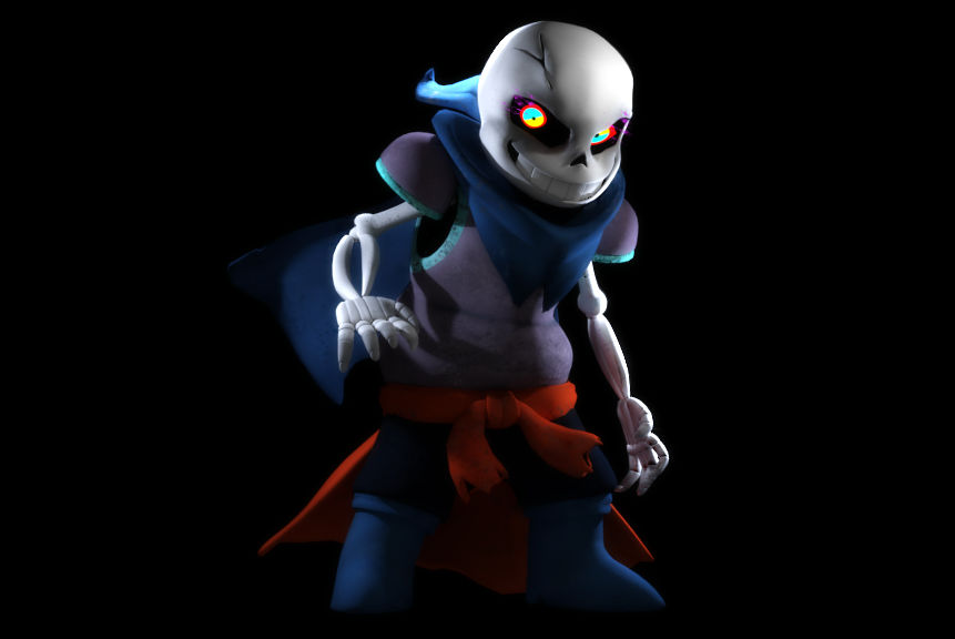 DUSTTRUST Sans Model by DarksArtworks on DeviantArt