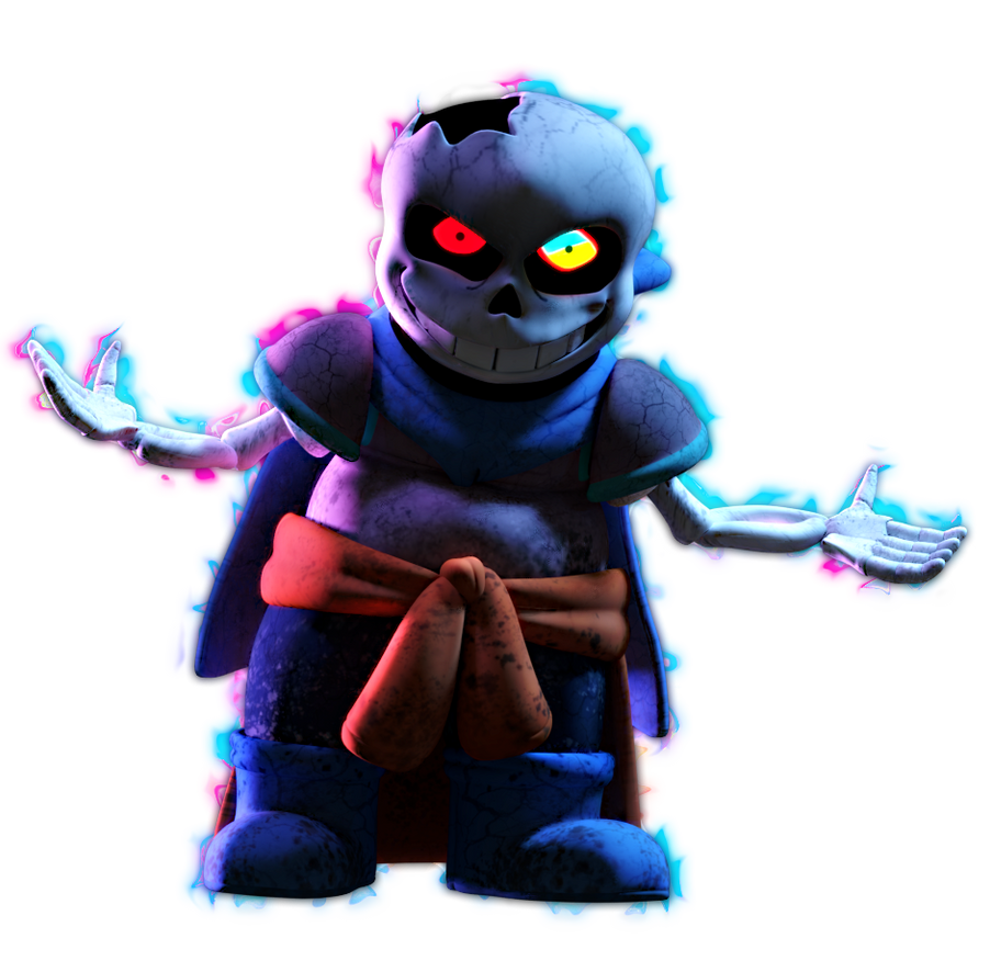 DUSTTRUST Sans Model v2 by DarksArtworks on DeviantArt