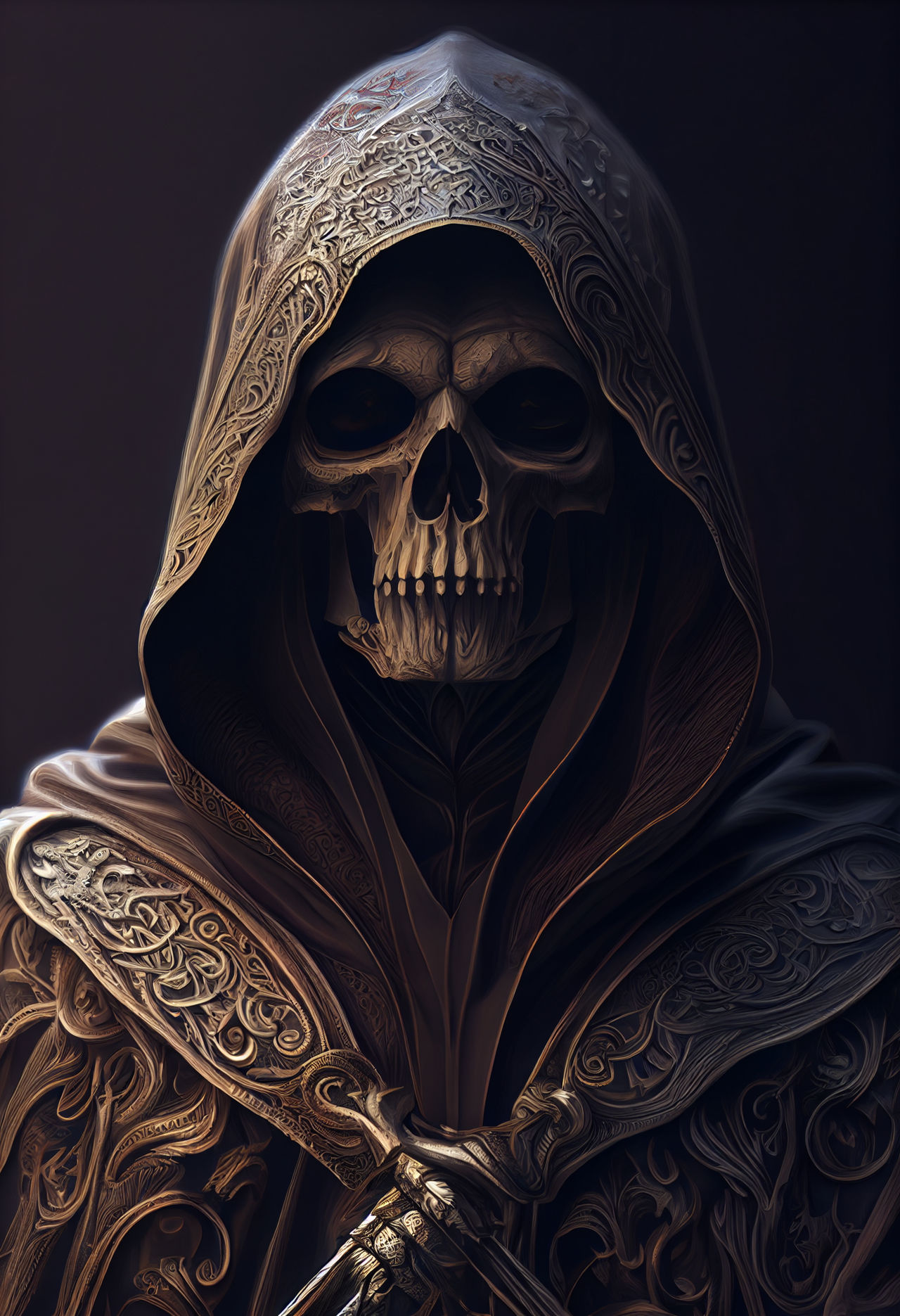 Portrait of the Grim Reaper by fckyouropinion on DeviantArt