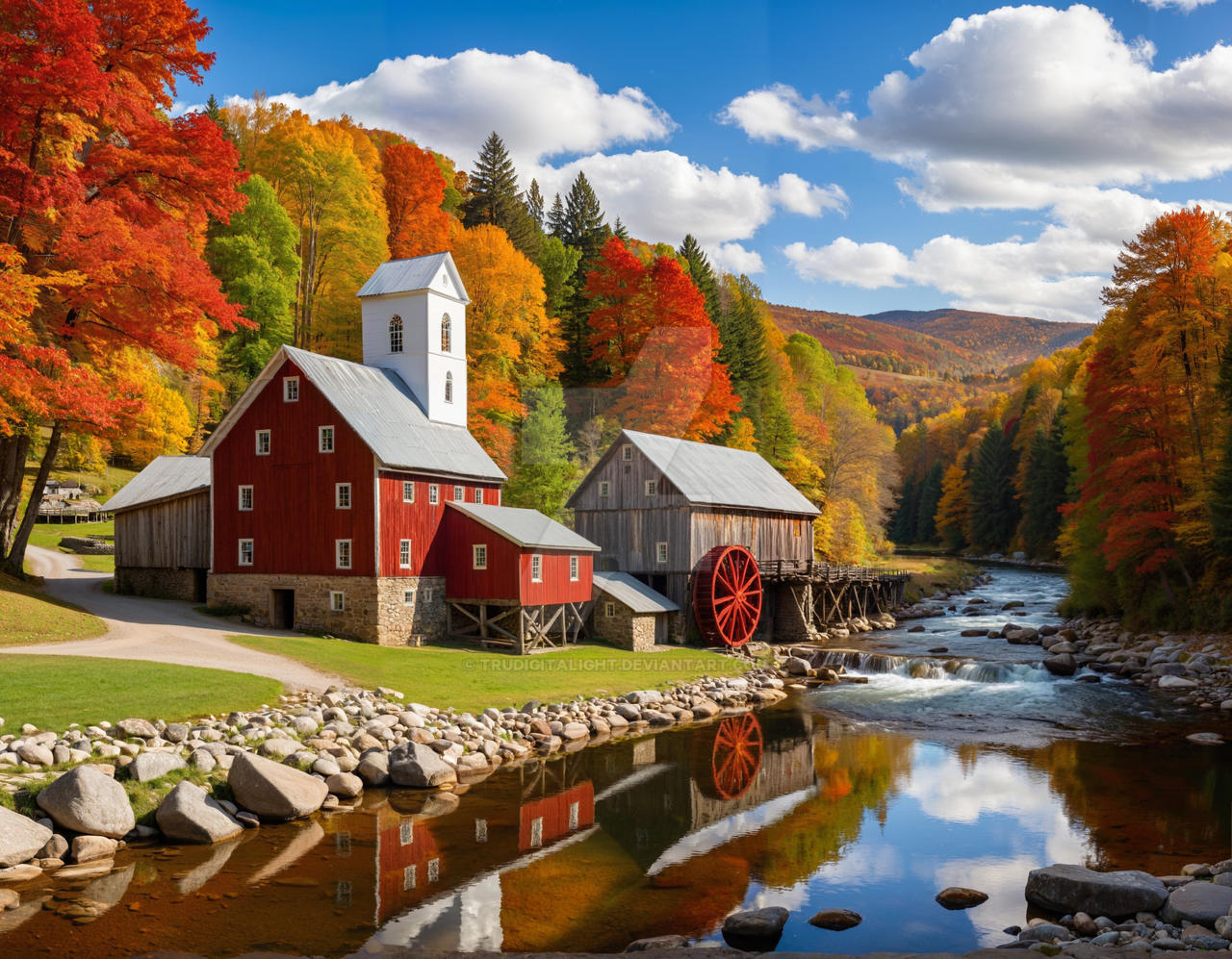 Nh Mill New England Mill by TruDigitaLight on DeviantArt