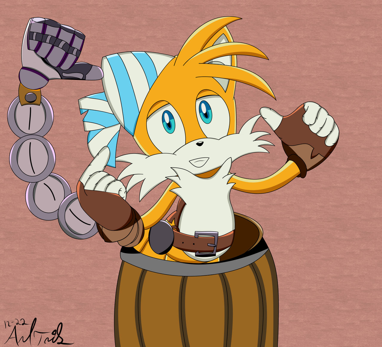 Sails Tails the Fox (Sonic Prime/Sonic X Redraw) by AndTails1 on DeviantArt