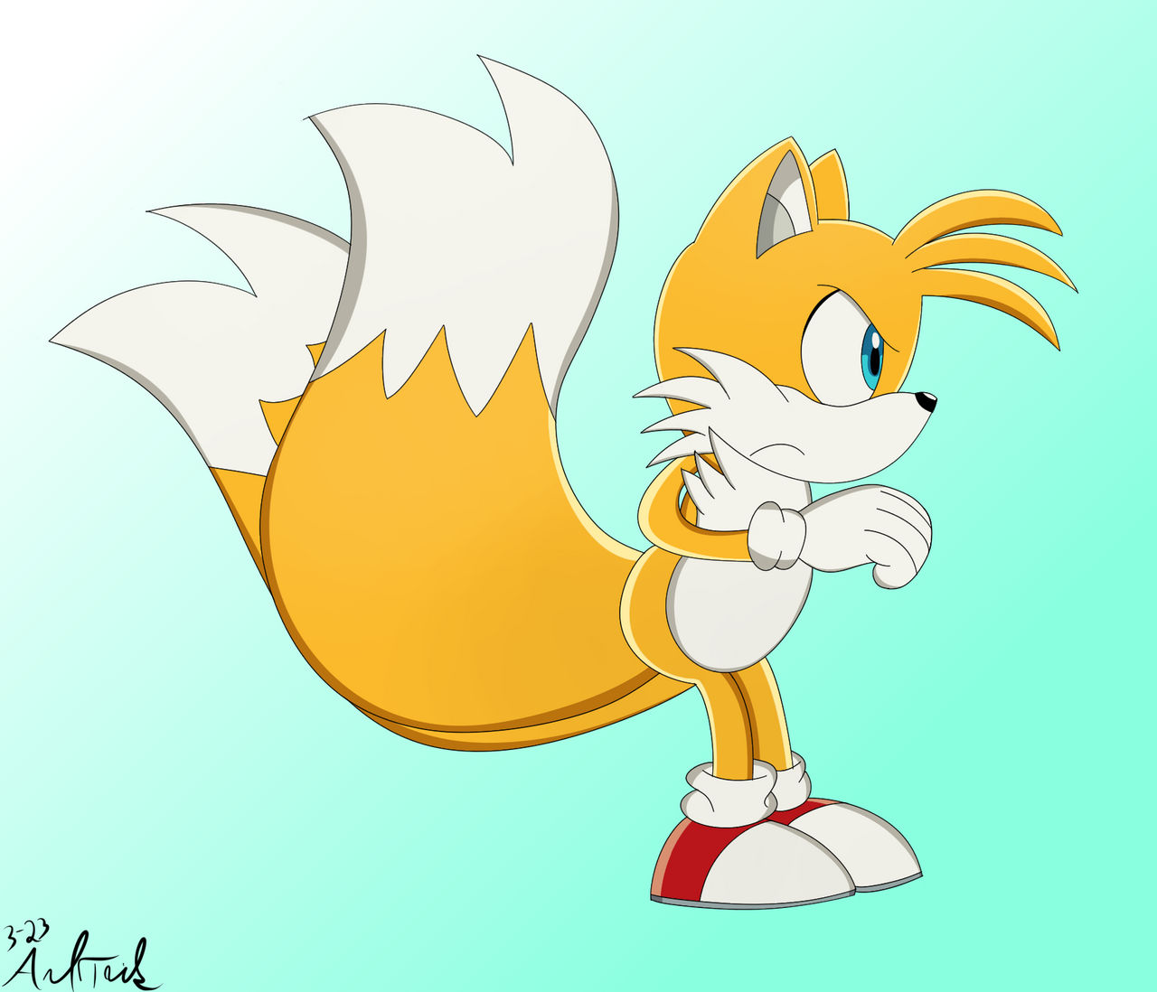 Foreign Tails Tails the Fox is on the Hunt by AndTails1 on DeviantArt