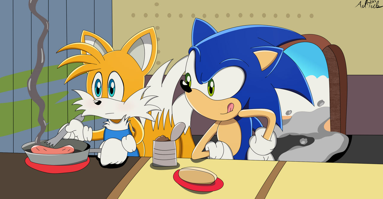 Sonic and Tails Redraw (TailsTube) by AndTails1 on DeviantArt
