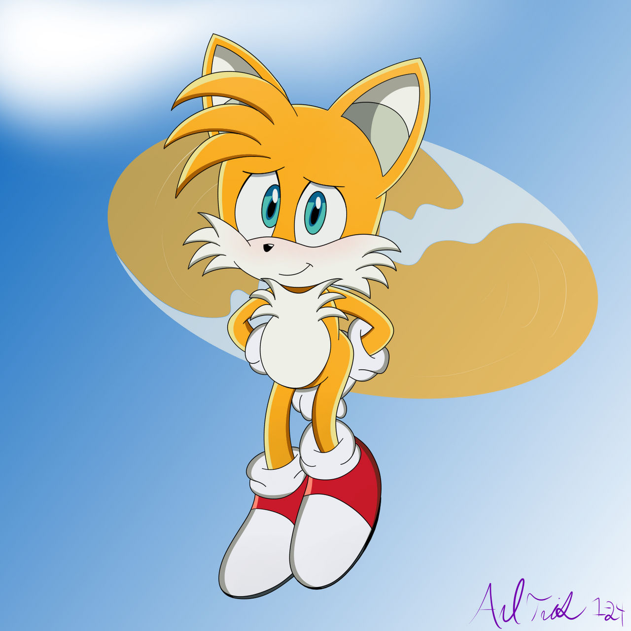 IDW Sonic redraw: Tails and his Cute Smirk by AndTails1 on DeviantArt