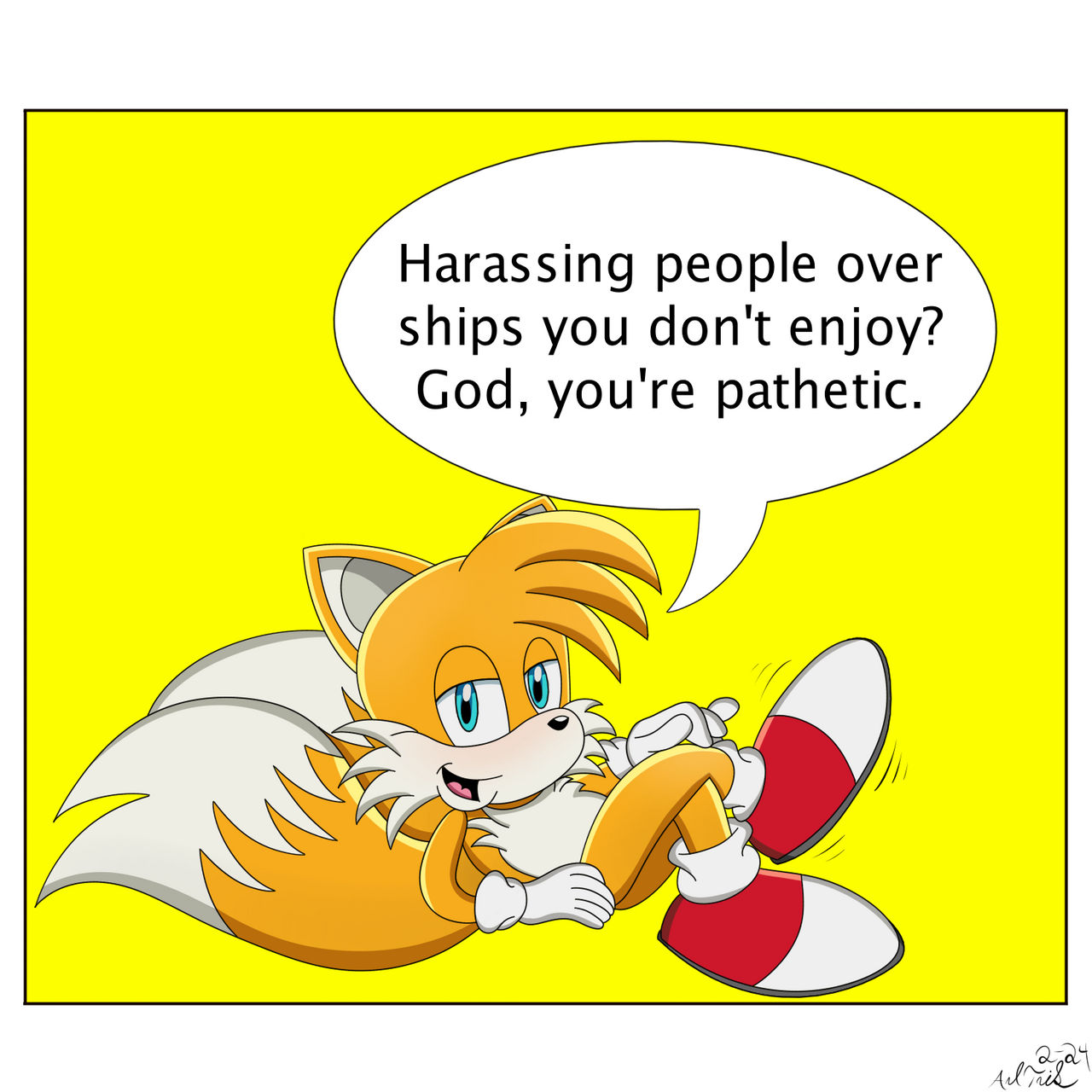 Tails the Fox on Shipshaming (Archie Sonic Meme) by AndTails1 on DeviantArt