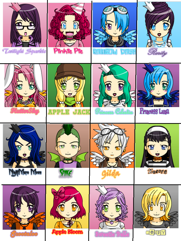 Anime Face Maker-MLP by Lunasoar on DeviantArt Anime Face Maker-MLP by Lunasoar on DeviantArt