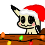 Chibi Mimikyu, preparing for Christmas