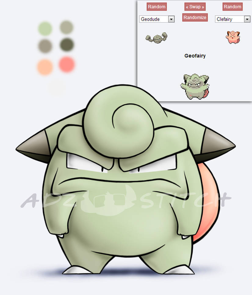 Pokemon Fusion - GEOFAIRY