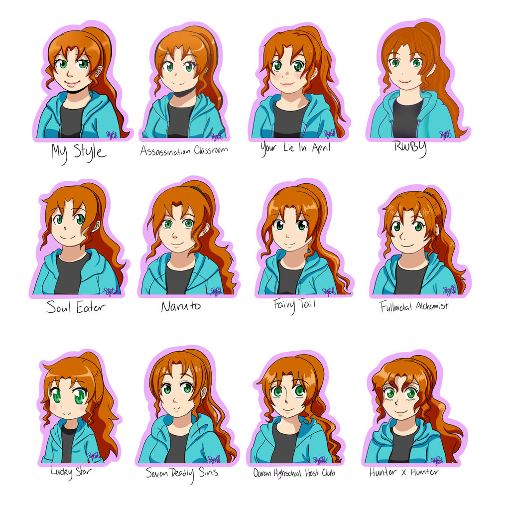 Different Art Styles Challenge by Stack-of-All-Trades on DeviantArt