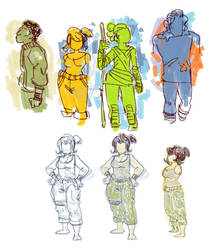 StarWars - colored characters