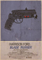 Blade Runner Alternative, Minimalist Poster by 3ftDeep