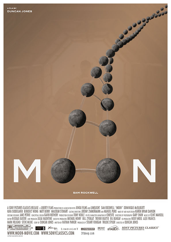 Moon - Alternative Movie Poster by 3ftDeep