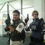 Leon kennedy Re2 w/ Chris Redfield Re1