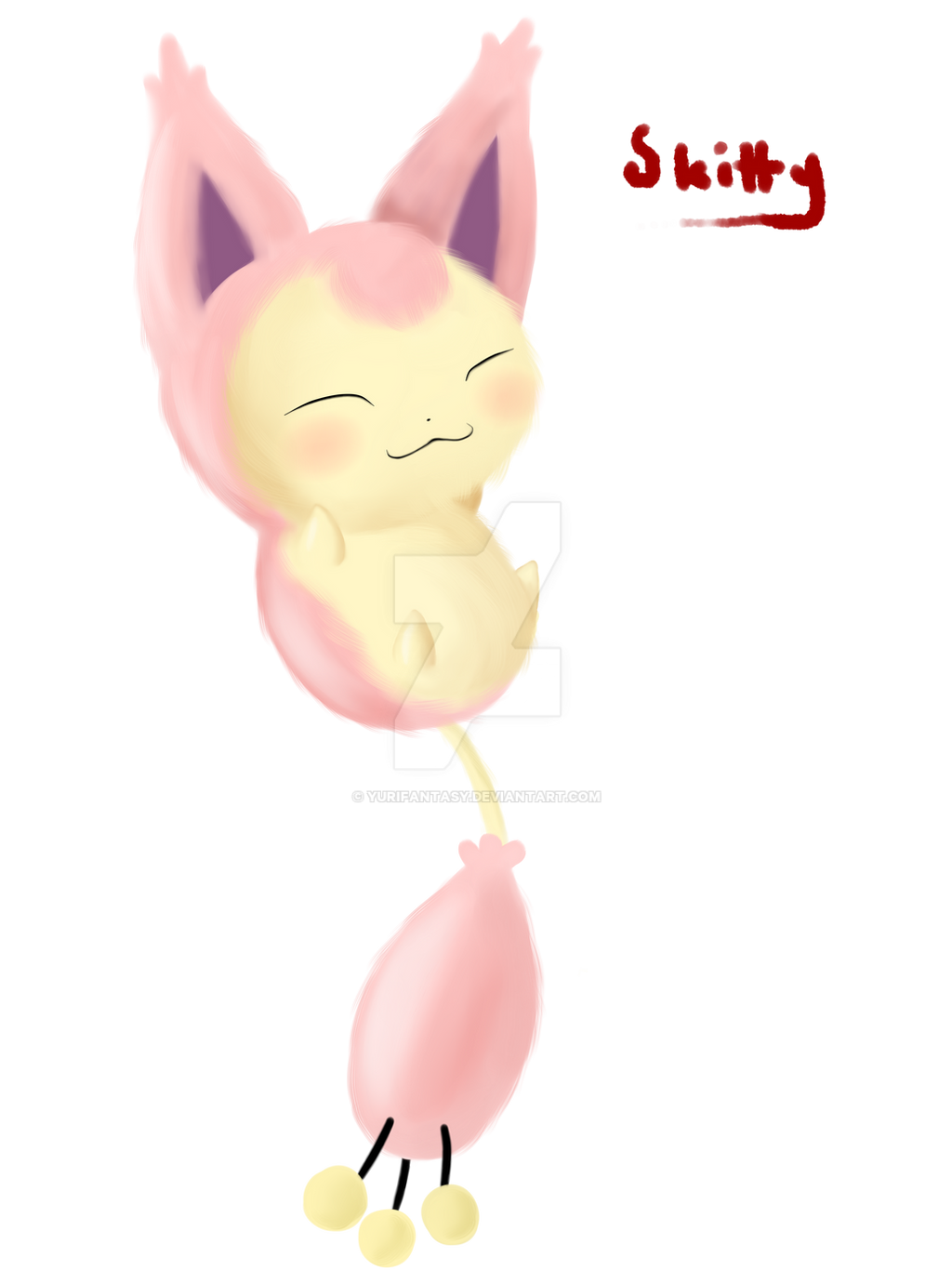 Pink Skitty skitty! by YuriFantasy on DeviantArt
