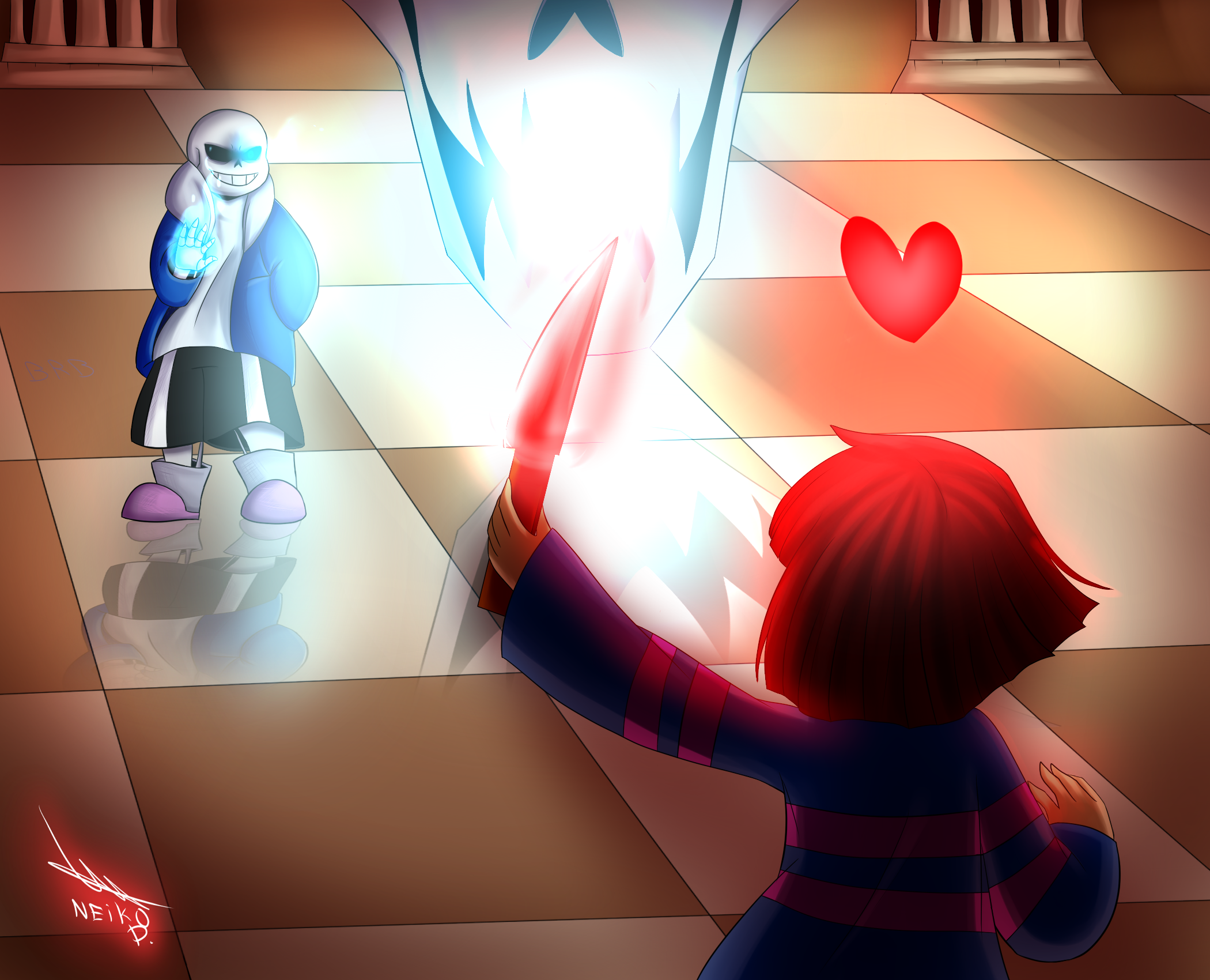 Sans Vs Frisk Fanart Undertale By Nyan On Deviantart Sans Vs Frisk Fanart Undertale By Nyan On Deviantart
