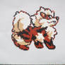 Arcanine sprite: hama bead