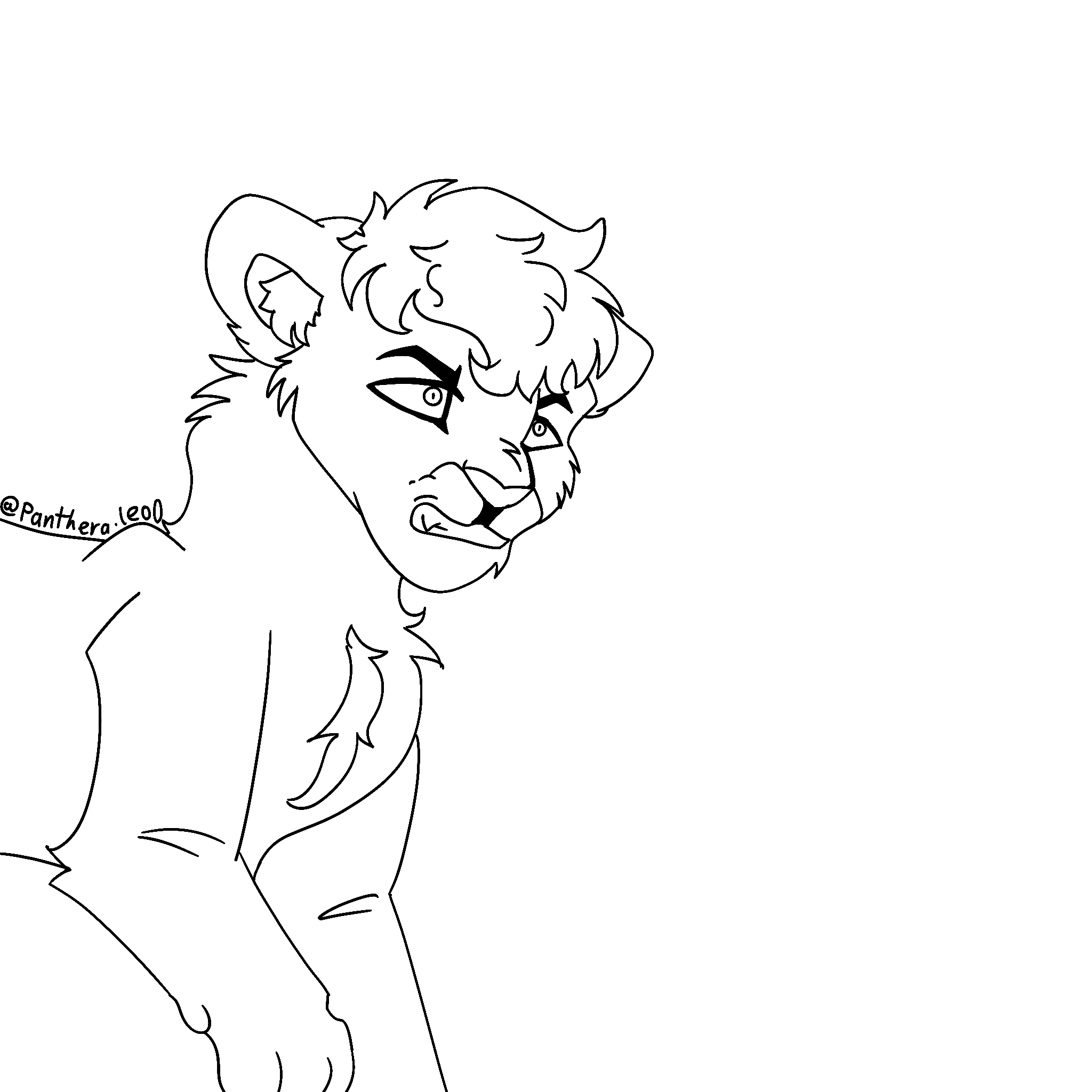 Angry Base Deviantart Angry lion teen base by PantheraLeo0 on DeviantArt