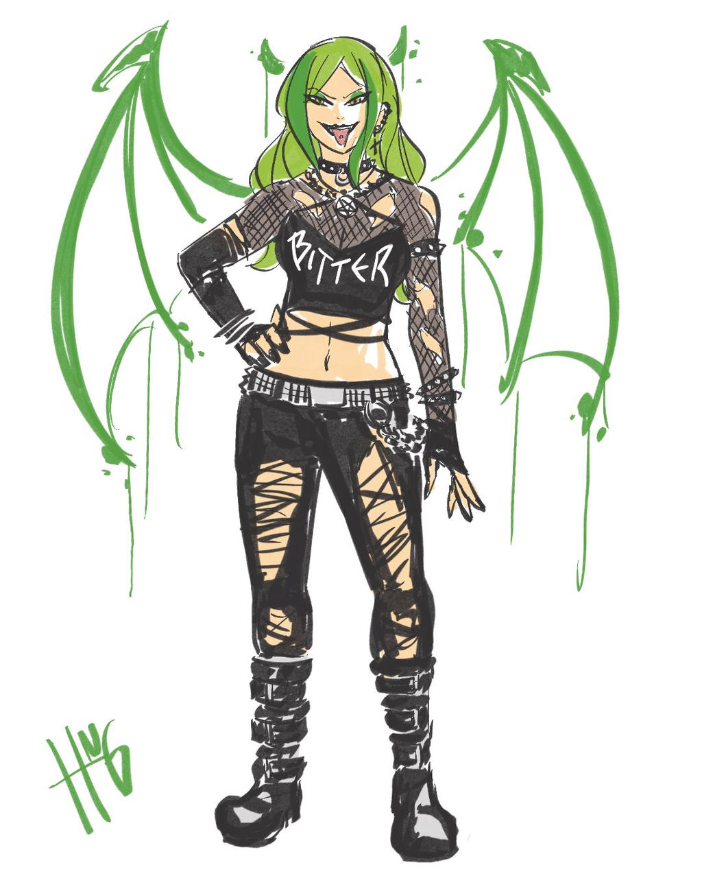 Issa the Goth by hinewguy on DeviantArt