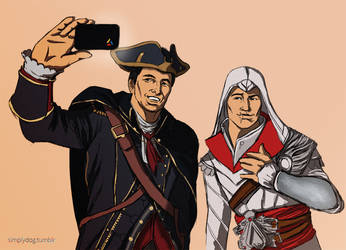 assassins selfie