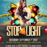 Stop Light Party Flyer PSD