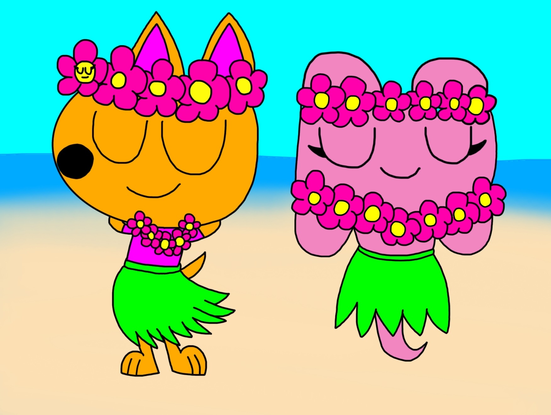 Kimberly, Mantina Hula on Beach by LouisCyan157 on DeviantArt