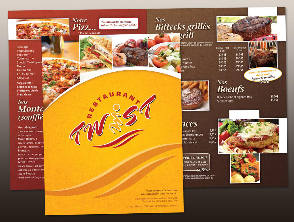 Restaurant Twist menu by neverdying on DeviantArt